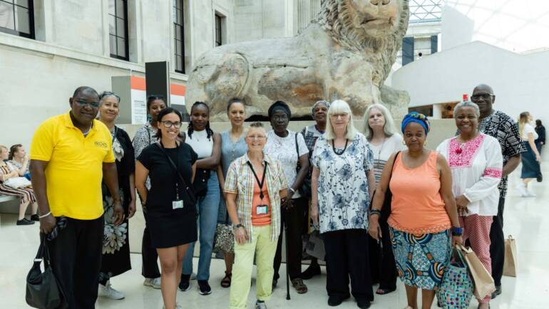 IROKO Theatre Company visits the British Museum on a Free Guided Tour
